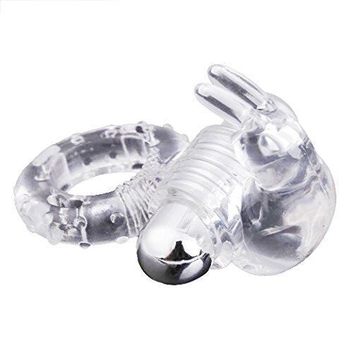Juguetes Sexuales Anillo Vibrador Conejito Flexibles Potente para Hombres Delay