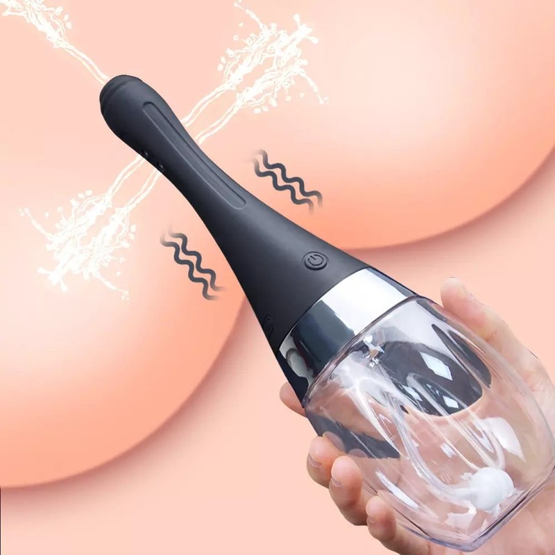 Automatic Anal Vaginal Bulb Douche Colonic Irrigation Rubber Enema Bag Cleaner