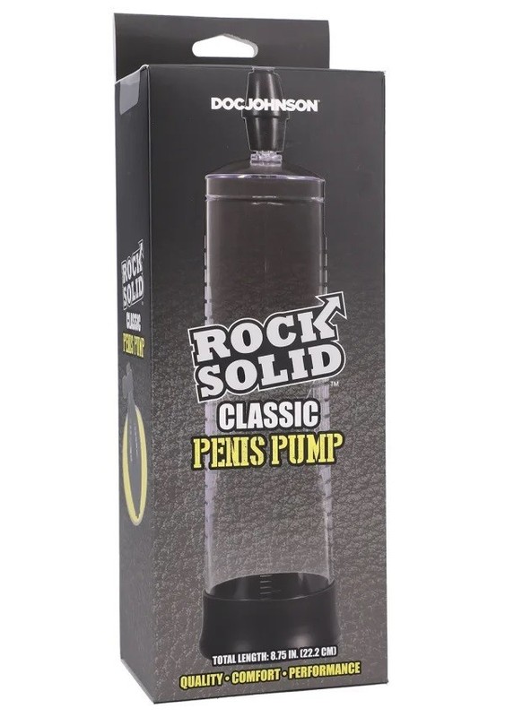Doc Johnson Novelties Rock Solid Classic Penis Pump, New