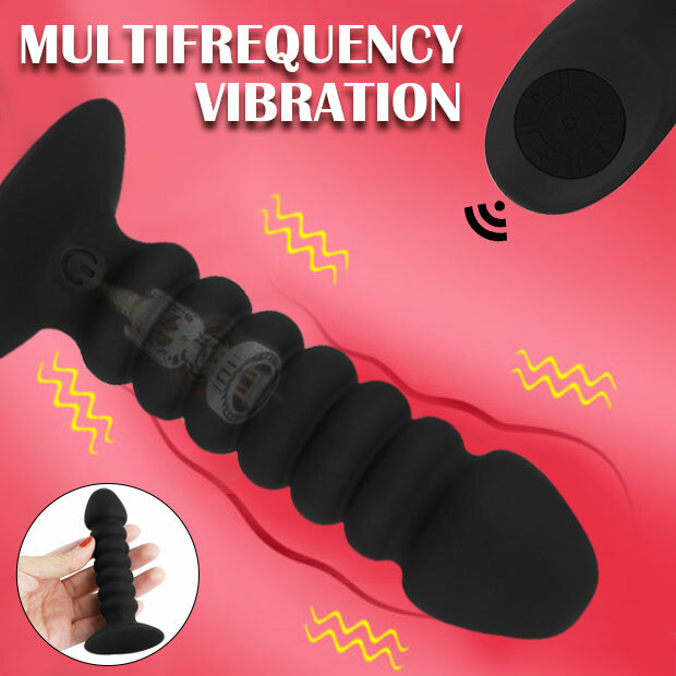 Anal-Bead-Butt-Plug-G-spot-Vibrator Dildo-Prostate-Massager-Men-Women-Sex-Toy
