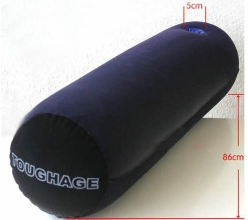 Inflatable cylindrical pillow for Couple leg support, portable inflatable pillow gallery