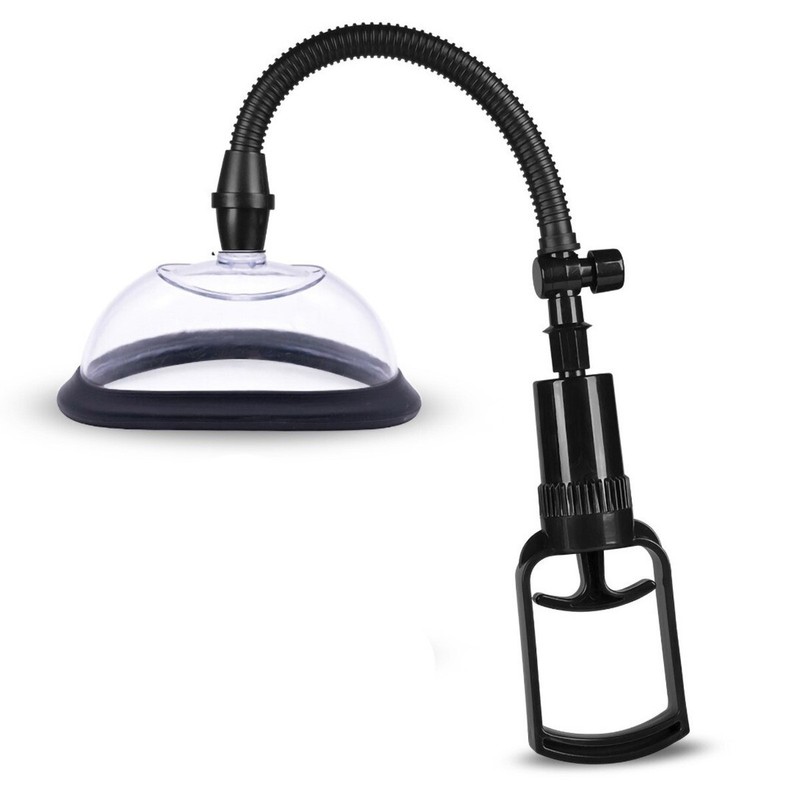 Trigger Low Profile Pussy Pump with 5 inch Large Cup Vagina Sex Toy for Women