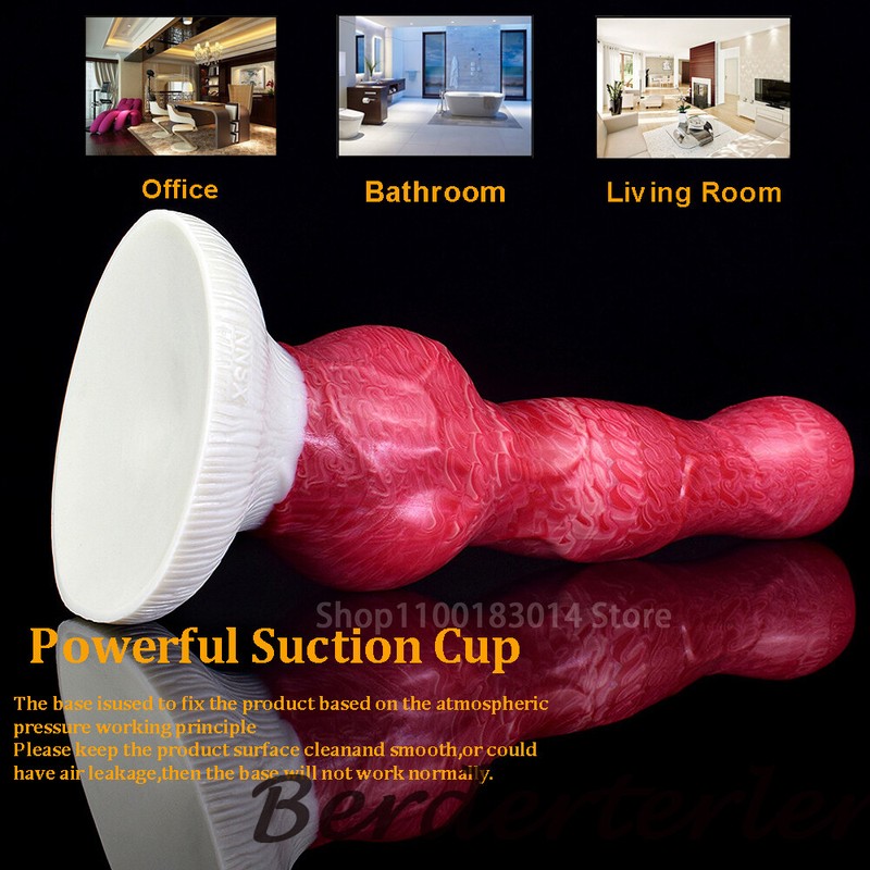 10.8in Huge Dildo Penis Knot with Suction Cup Butt Plug Strap on Dildo Sex Toys gallery