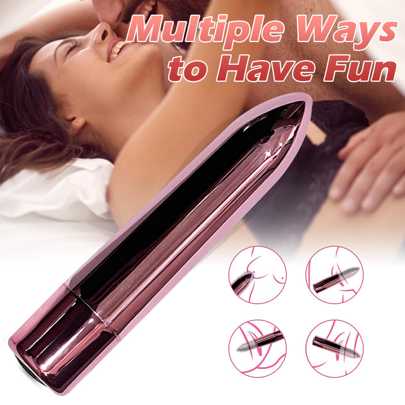 Vibrator Bullet G-Spot Dildo Clit Massager Rechargeable Sex Toy-for Women Couple