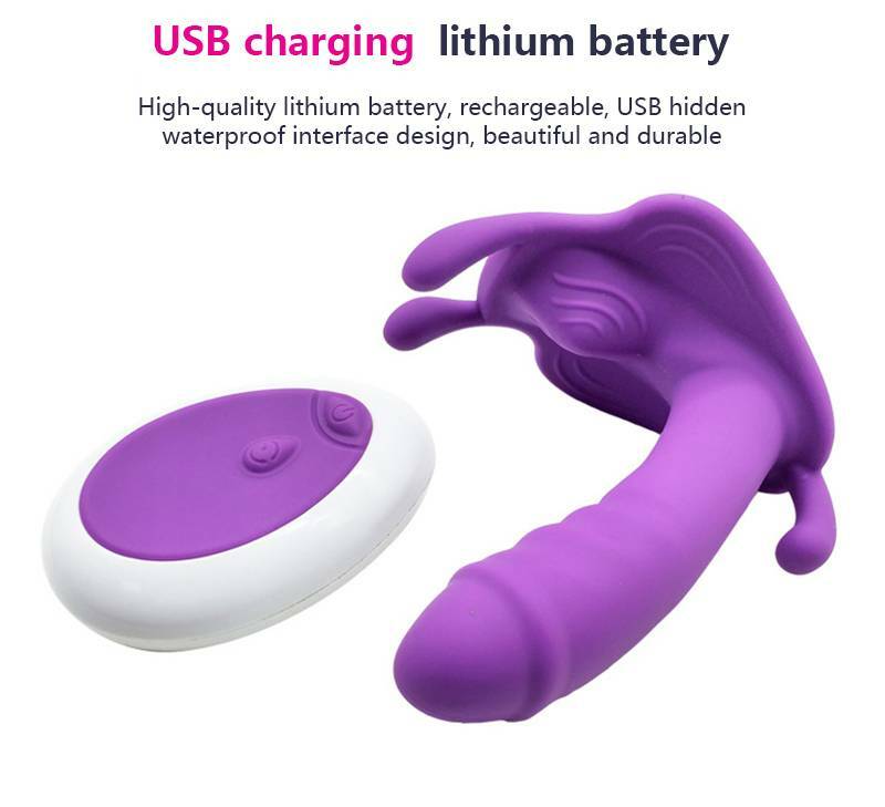 Panties Wearable Vibrator G-Spot Dildo Clit Stimulation Sex-Toy for-Women-Remote gallery