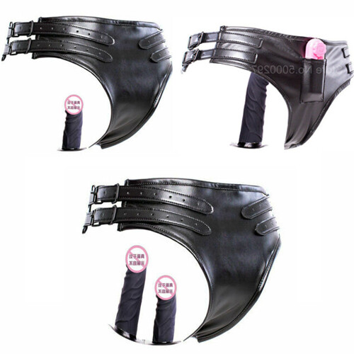 Panties with Vibrating Dildo Butt Plug Anal Plug Chastity Underwear Sex Toys