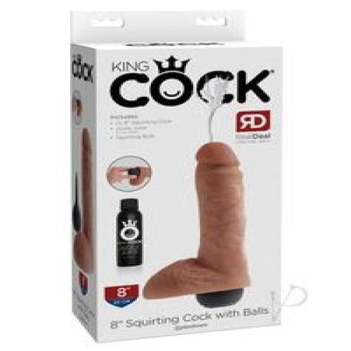 Kc 8 Squirting Cock W/balls Tan gallery