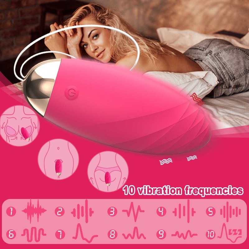 Bullet Egg Vibrator Remote Control G-Spot Dildo Massager Women Sex Toy Wireless