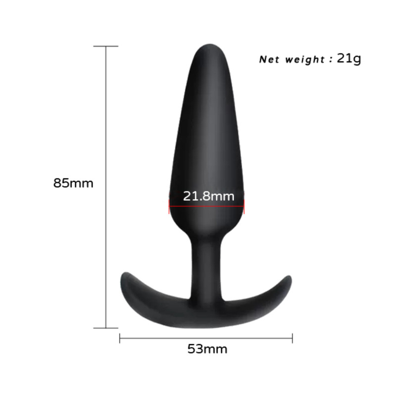 3 PCS Black Silicone Anal Butt Plug Set Trainner Expander Kit G-spot SexToys gallery