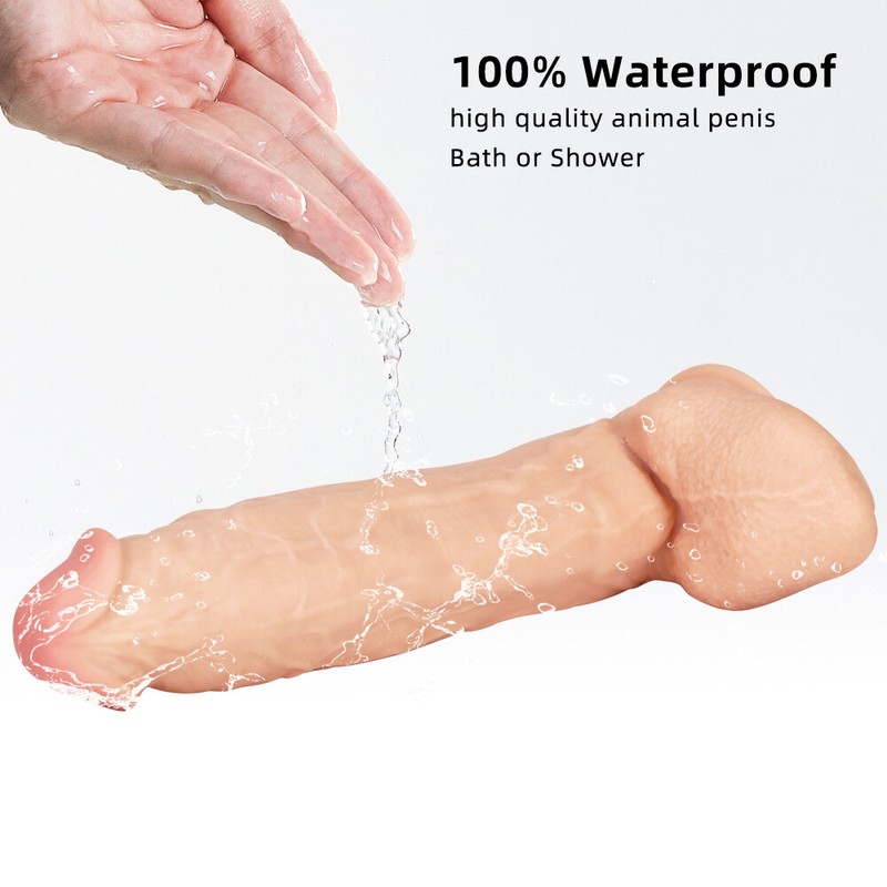 10-frequency Vibration Realistic Huge Dildo Penis Anal Plug Dong Sex Toys Women gallery