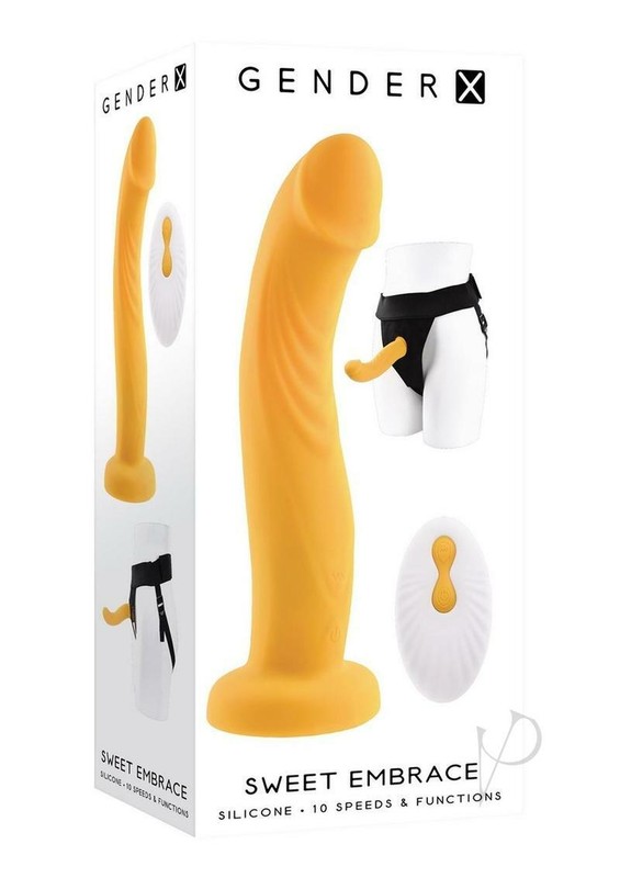Dual Motor Strap-on Dildo Vibrating Silicone Rechargeable Curved Dong Waterproof
