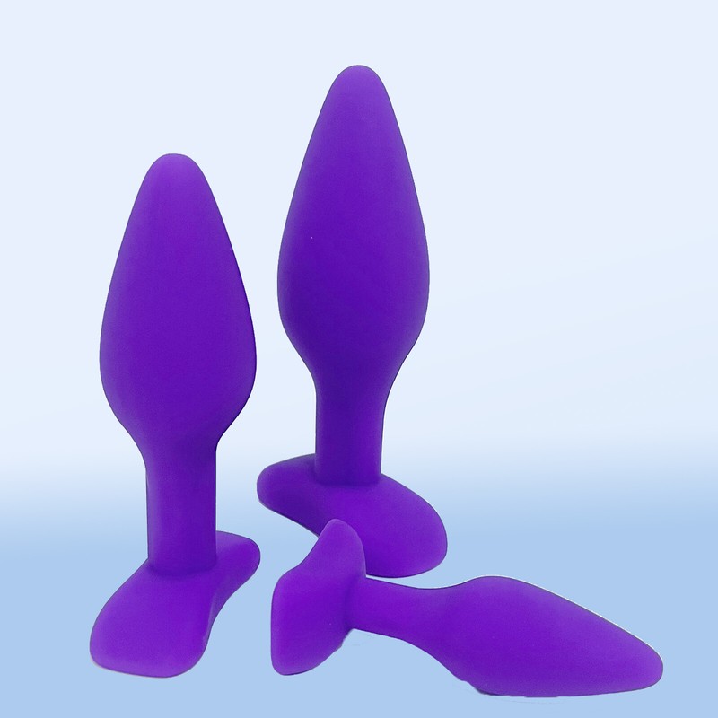3x Anal Training Set – Silicone Anal Butt Plug Adult Sex Toys for Women