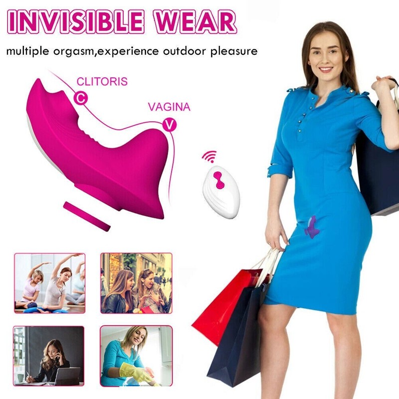 Clit Panties Wearable Vibrator G Spot Dildo Massager Sex Toys for Women Remote gallery