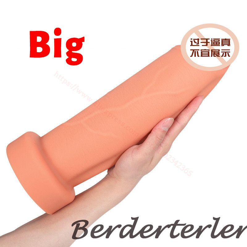 2023 Huge Simulation Dildo Masturbation Super Large Sucker Dildo Soft Silicones gallery