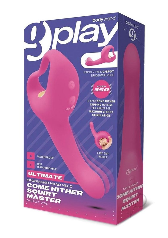 Bodywand G-Play Ultimate Ergonomic Rechargeable Silcone Come Hither Squirt Train