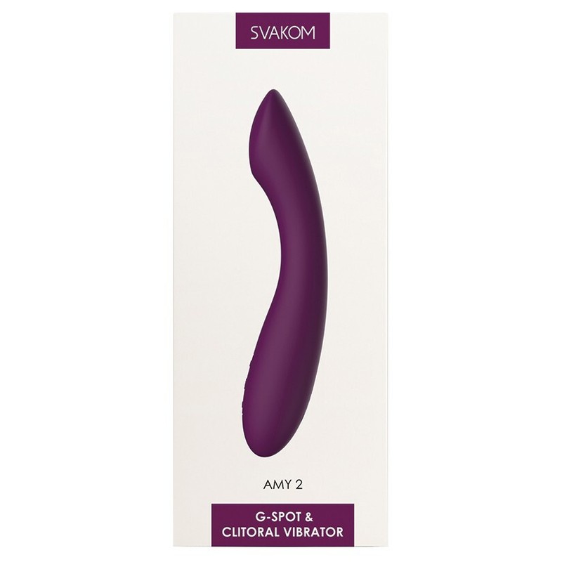 Svakom – Amy 2 Flexible Rechargeable Vibrator (Violet)