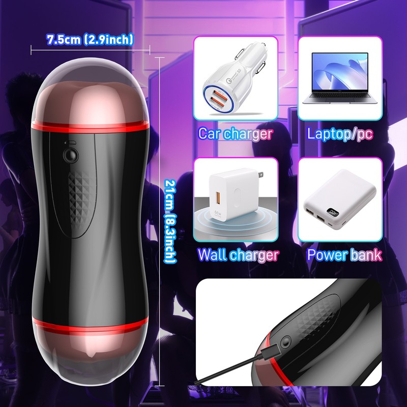 Male Masturbator Mens Sex Toys - Penis Pump Sex Toy for Men with 7 Modes gallery