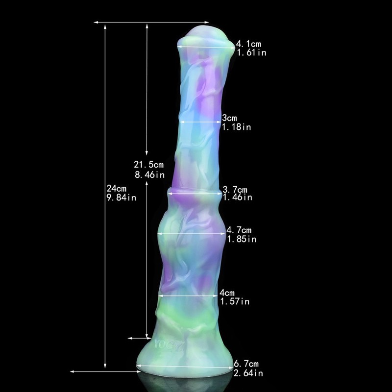 Fantasy Horse Dildo Silicone Realistic Animal Strong Suction Cup Use Lubricant