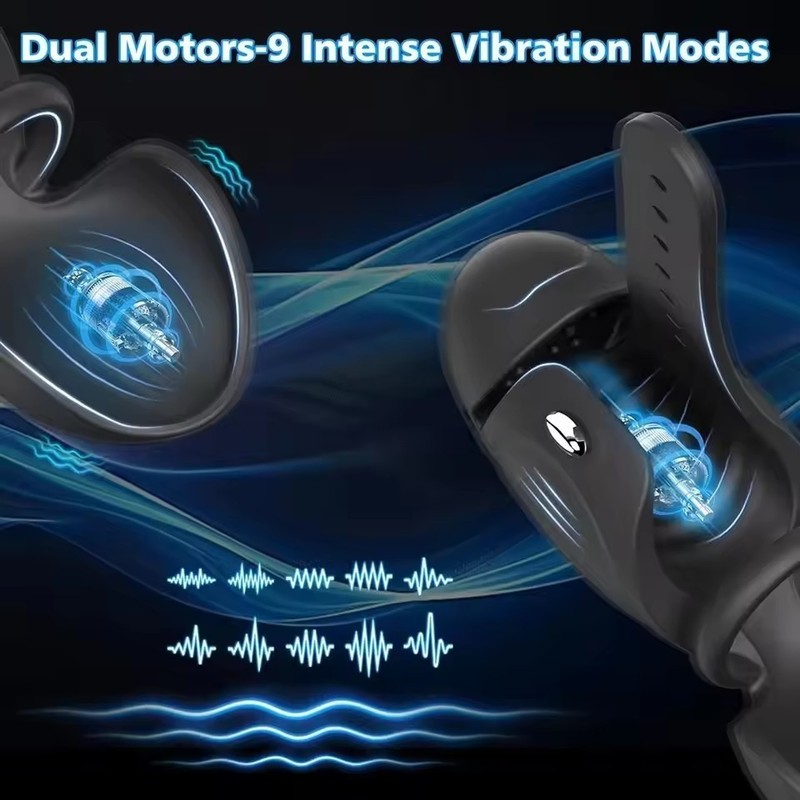 4-in-1 Adjustable Male Penis Vibrator Trainer Ghost Exerciser Stroker with Cock gallery