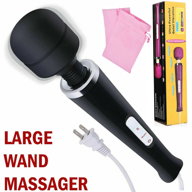 Multi-Speed Vibrating Powerful Wired Massager Wand Full Body Therapy Vibrator gallery