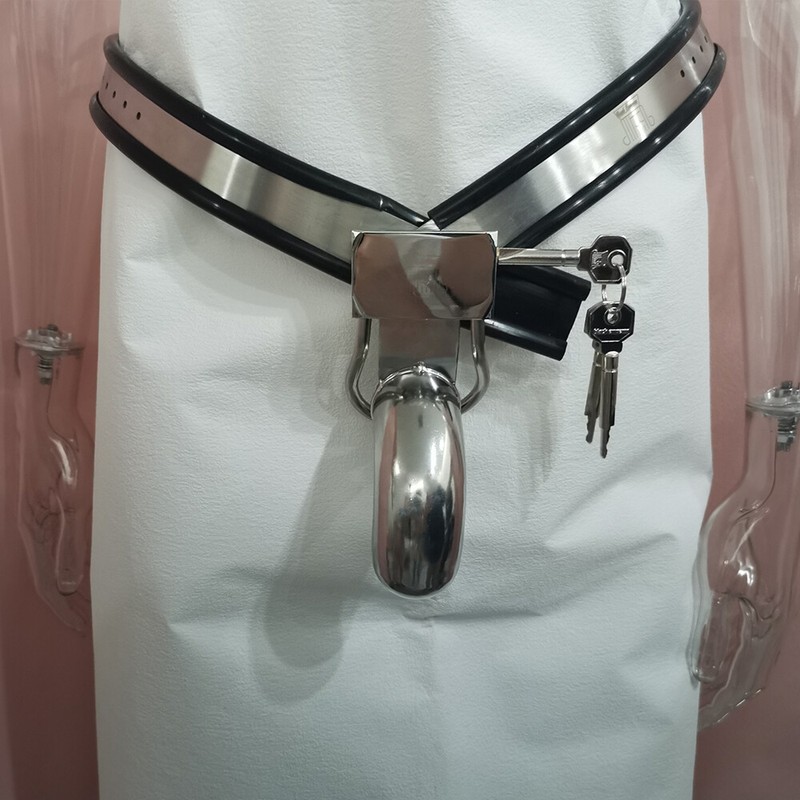 Men Bondage Underwear Chastity Belt Stainless Steel Penis Cage Lockable Sex Toys gallery