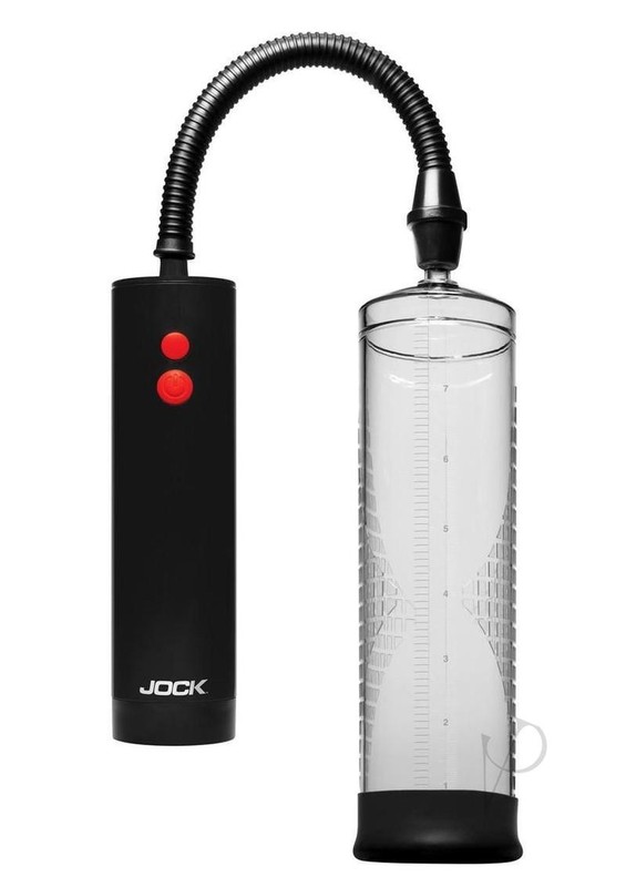 Jock Power Up Automatic Rechargeable Penis Pump Clear Cylinder Black Xr Curve gallery