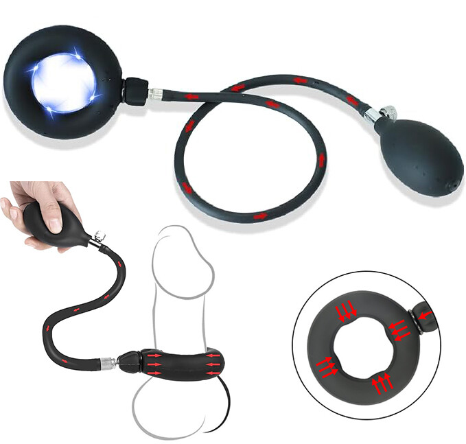 Silicone Male CockRing Penis Enlarger Ejaculation Lasting Enhancement