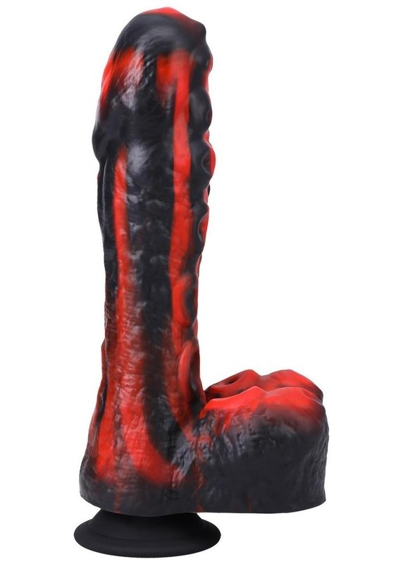 Fort Troff`s Tendrill Thruster Rechargeable Silicone Mini Machine Dildo -Red gallery