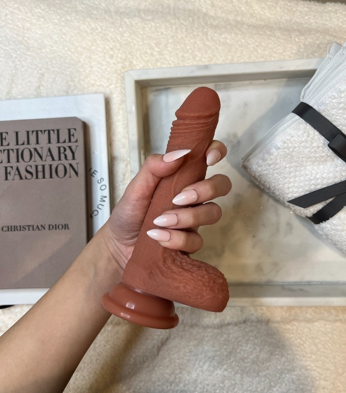 Ultra Realistic Flesh Dildo Veiny Penis Suction Cup Silicone - White Man's Cock gallery