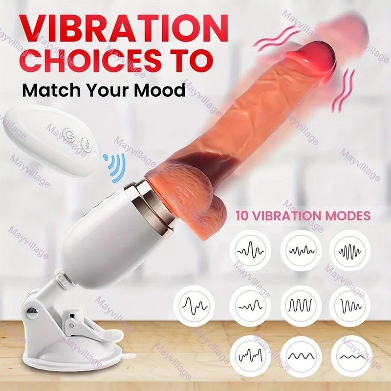 4IN1-Telescopic-Thrusting-Heating-Vibrator-Dildo-for-Women-Massage-Adult-Sex-Toy gallery