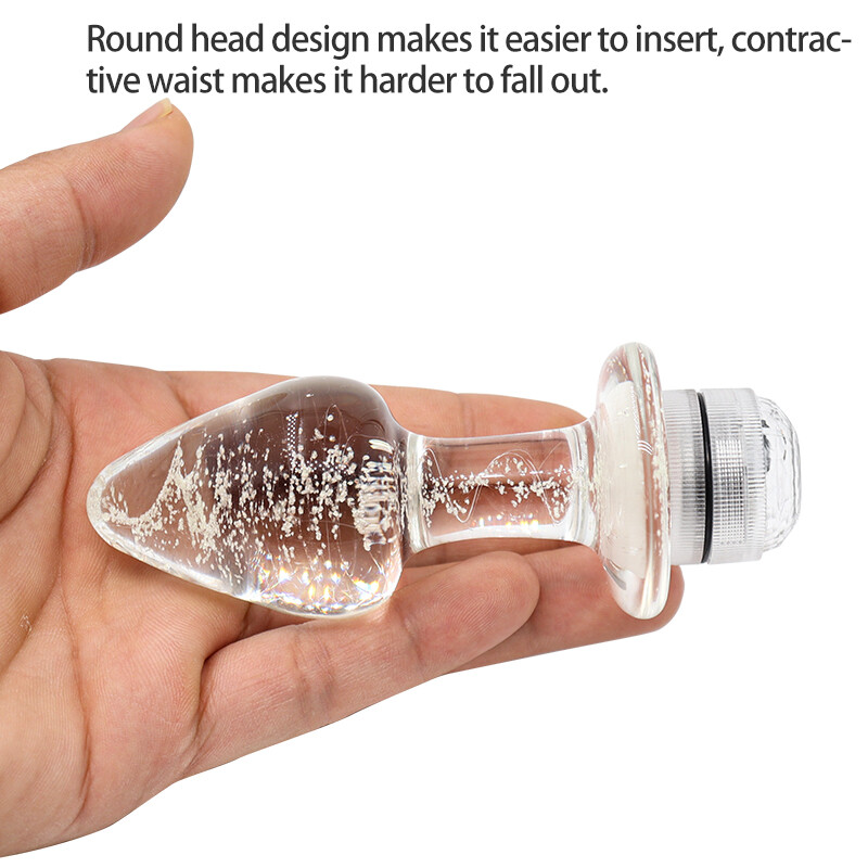 Remote Control LED Light Anal Butt Plug Bead G-Spot Massager Dildo Adult Tail gallery