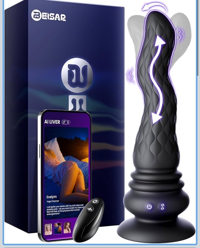 3 in 1 Prostate Massager Anal Vibrator AI-Powered Vibrating Butt Plug Male Sex