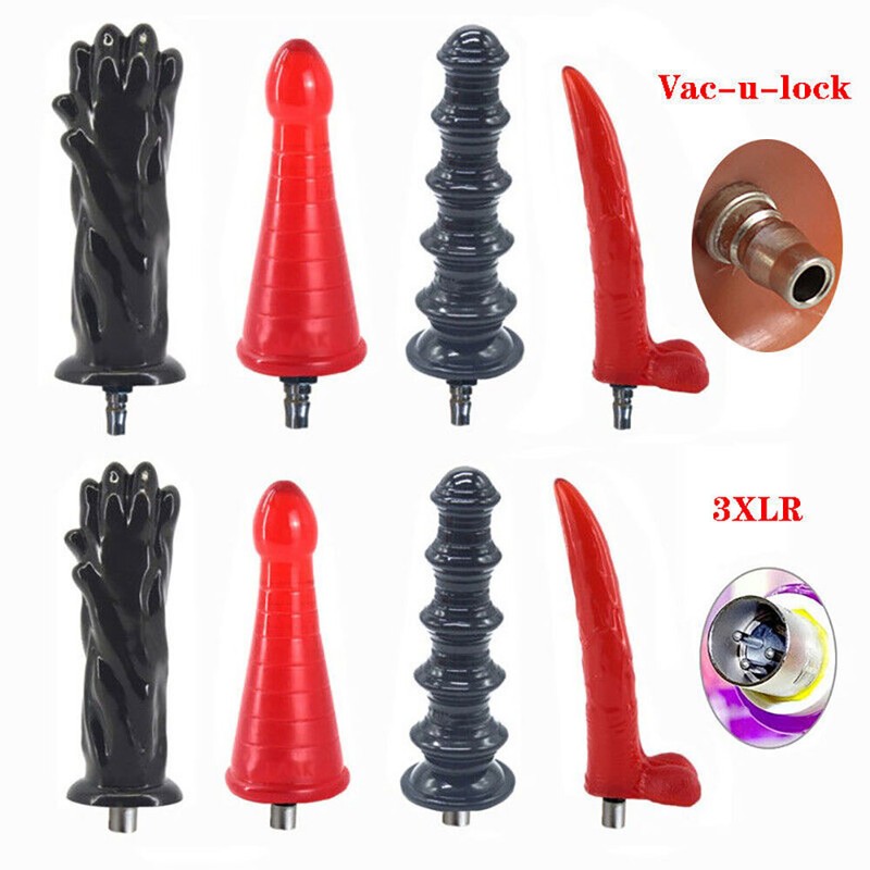 Silicone Penis Attachment for 3XLR /Vac-u-Lock Dildo for Sex Love Machine Women