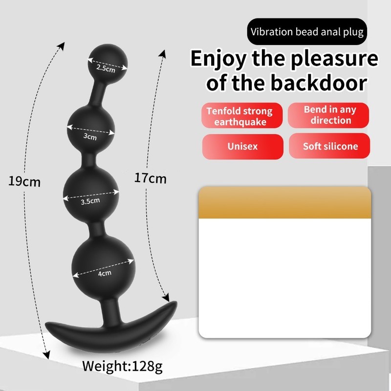 Thrusting Anal Butt Plug Dildo Vibrator Prostate Massager Sex Toys for Men Women