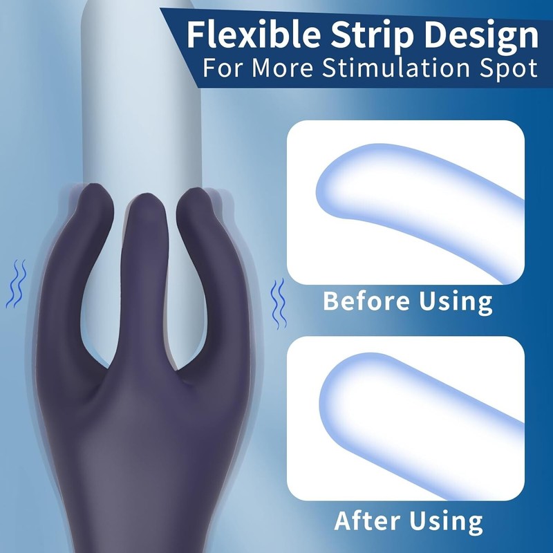 Penis Vibrator Flexible Strip Glans Stimulator Male Masturbator Sex Toys for Men gallery