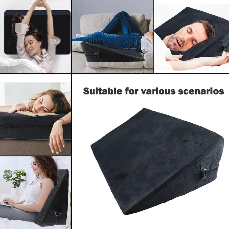BDSM Sex Toys Set – 24" Sex Pillow with Adjustable Straps, Bondage Position C... gallery
