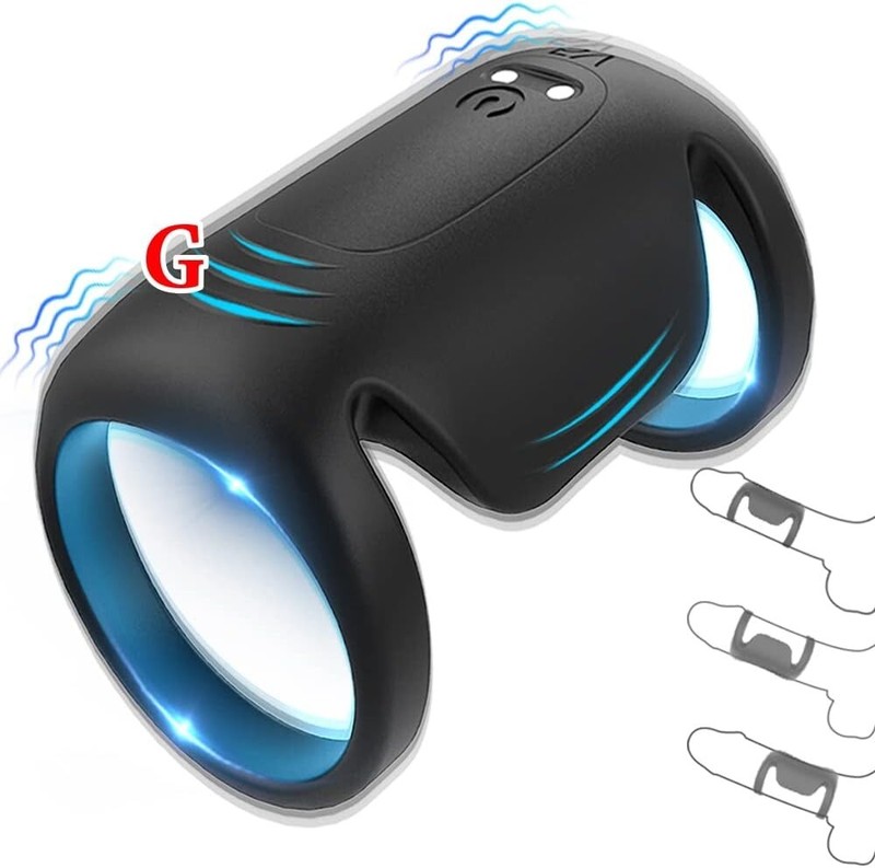 Multi-Wearable Vibrating Cock Ring Penis Tanshunly G spot Stimulator Men Sex Toy