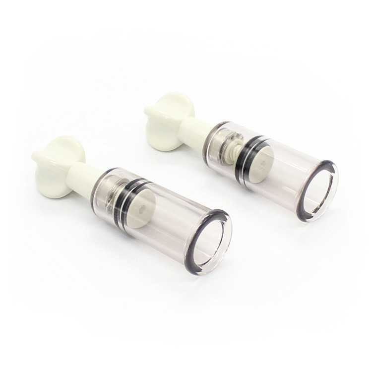 2PCS Nipple Sucking Vacuum Twist Sucker Clamps Breast Enlarger Sex Toy for Adult
