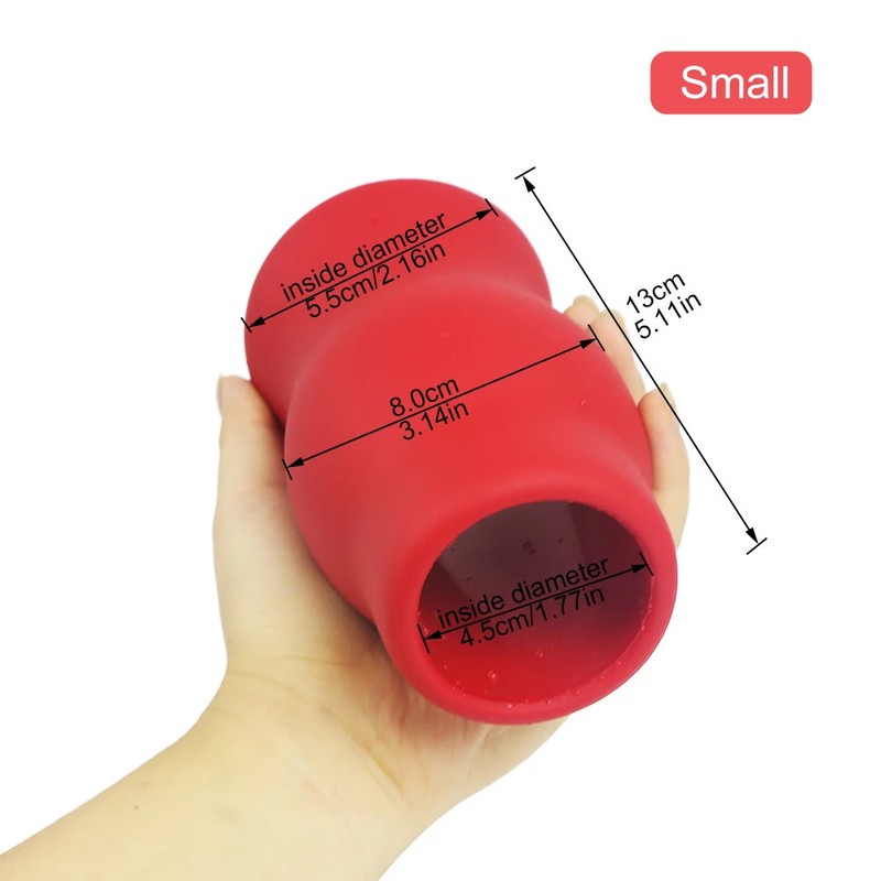 Soft Hollow 8/9/10cm Huge Butt Plug Anal Sex Toys Speculum Anus Dilator Enema