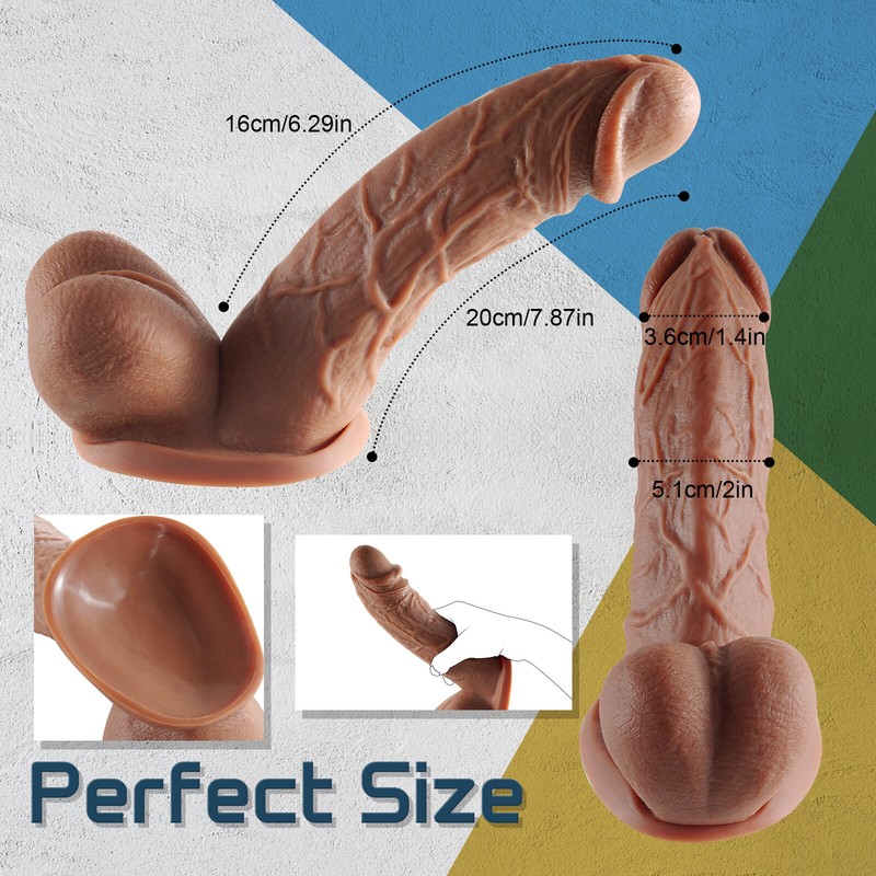 Dildo For Men Butt Anal Plug Silicone Realistic Penis Suction Cup Women Sex Toys