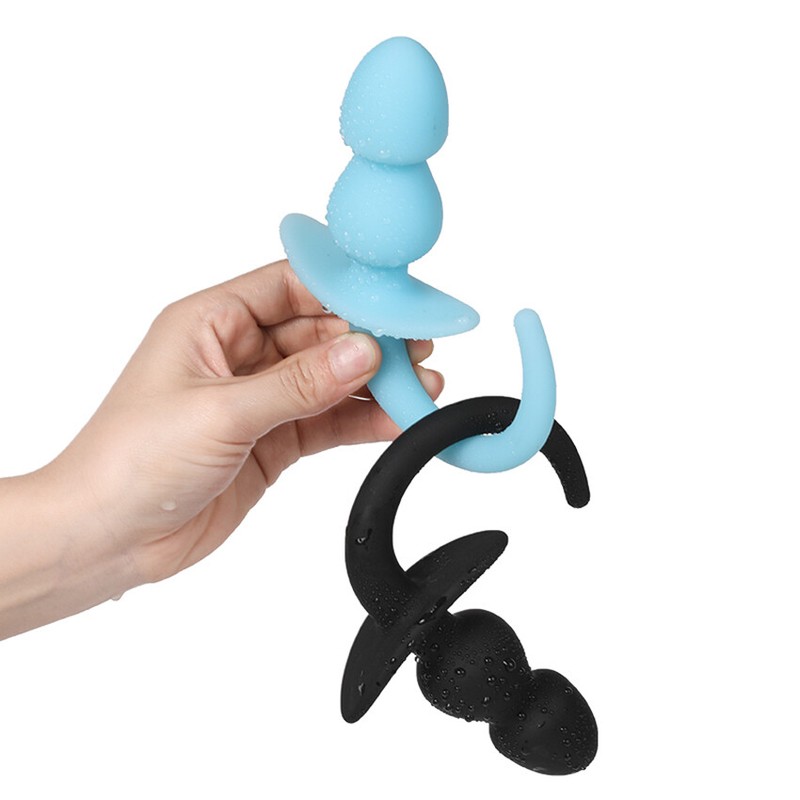 Anal Butt Plug Dog Tail Gay Sex Toy Anus Vaginal Dilator Prostate Massage Unisex gallery
