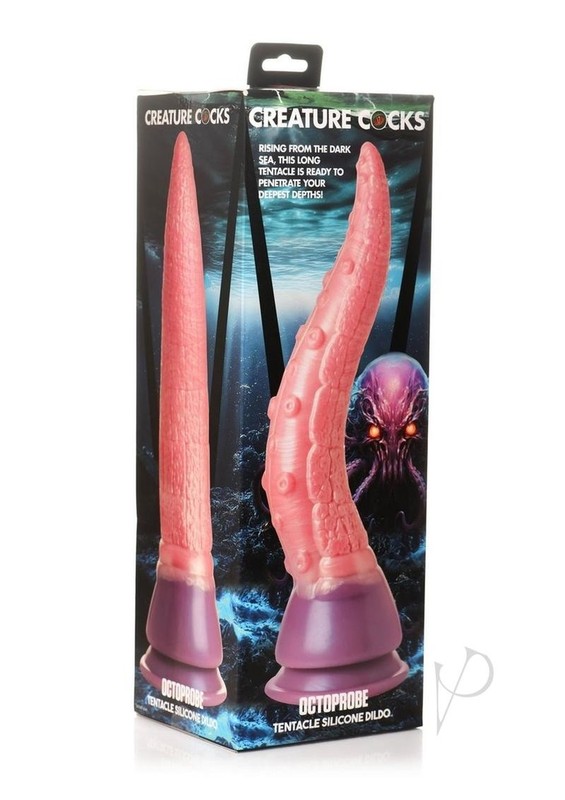 Creature Cocks Octoprobe Tentacle Silicone Dildo – Pink/Purple