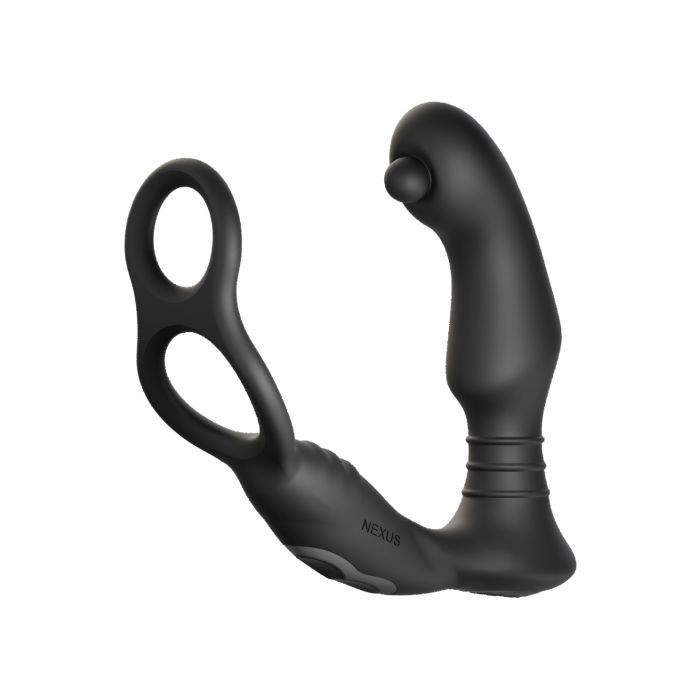 Nexus Simul8 Orbit Thumping Anal Cock & Ball - Black gallery
