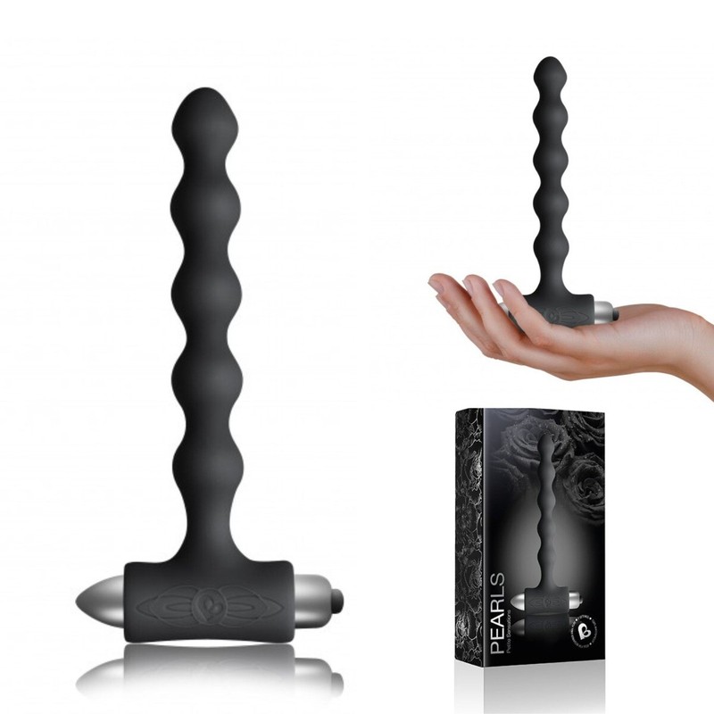 Rocks Off Vibrating Anal Beads Butt Plug Anal Sex-toys for Men Women Couples