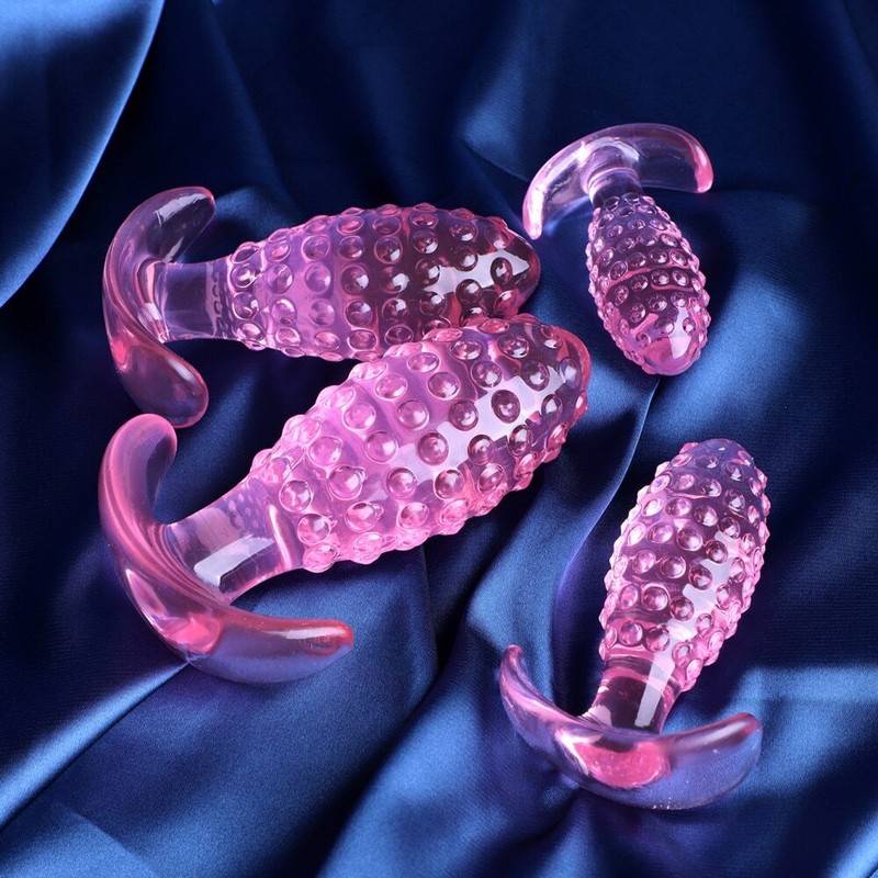 Anal Trainer Beginner Kit Set Butt Plugs Dildo Beads Massager Women Men Sex Toys gallery