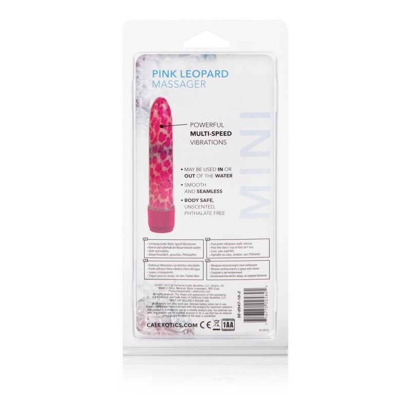 Vibrator Leopard Massager Mini Multi-speed Vibe Pink gallery