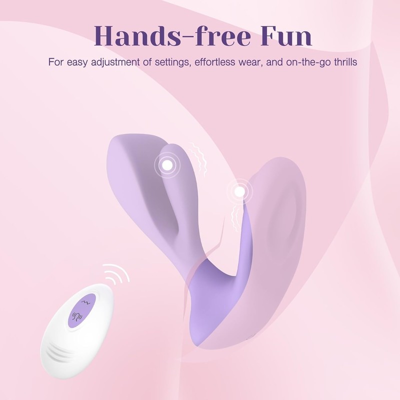 Wearable Lavender Vibrator for Women with Remote Control and G Spot Stimulation gallery