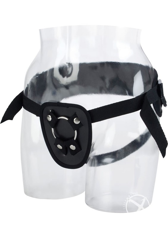 Love Rider Power Support Harness Adjustable Strap-On - Black gallery