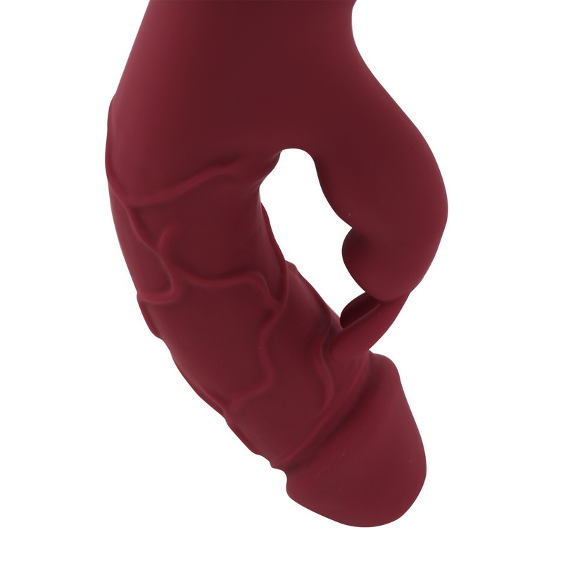 G Spot Rabbit Vibrator with Heating Function and Bunny Ears Dildo Women Sex Toy gallery