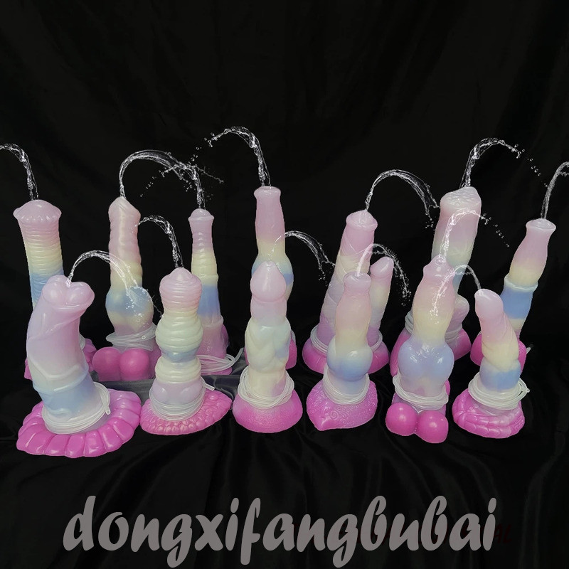 Spray Water Sex Toys Huge Knot Dildos Squirting Function Fake Penis Ejaculating gallery